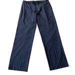 Theory Wool Blend Pin Stripe Slacks Dress Pants Grey/Brown size 12 Photo 0