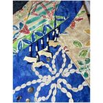 Howard Wolf Dallas Vintage Floral Beaded Jacket Womens 6 Boho Chic Made in USA Blue Photo 7