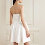 Self Portrait NEW NWT  Strapless Cream Lace Bandeau Belted Mini Dress Photo 1