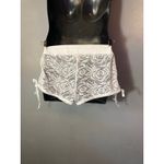 OP white lace, crochet beach, cover-up shorts Photo 5