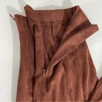 Sundance  Luxe Dreams‎ Leggings Faux SuedeAmber Brown Pants Women's Size 14 Photo 6