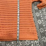 Coldwater Creek  Tradewinds Pointelle Sweater Boxy Fit In Sunset Size‎ Medium Photo 6