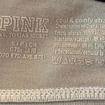 PINK - Victoria's Secret VS PINK Strappy Sporty Bra Wireless Bralette Gray & Black Logo Band Size Small Photo 6