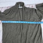 Pink Clover Pink‎ Clover Penton Two Pocket Open Front Cardigan Olive Green S NWT Photo 6