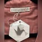 Paper Crane Surplice Wrap Blouse Dusty Pink Photo 1