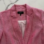 Talbots  Classic Linen Blazer Twill Pink Size 8P coastal Preppy casual chic Photo 5