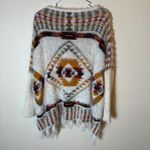 Altar'd State  Fuzzy Knit‎ Pullover Tunic Sweater Aztec Bohemian Small/Medium Photo 6