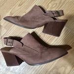 Qupid Stylish light tan Women's 9 Heeled Mules Photo 6