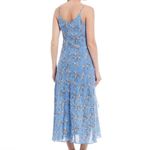 Chelsea and Violet Light Azul Blue Floral Spaghetti Strap Midi Dress Photo 2
