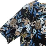 LOGO By Lori Goldstein LOGO by‎ Lori Goldstein Georgina Asymmetrical Hem Floral Midi Dress Size XL Photo 7