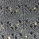 Women’s Navy Blue Open Knit Sheer Tunic Top XL Boho Coastal Beach Cottagecore Photo 8