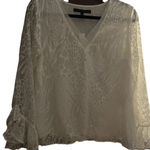 White House | Black Market  White Dress Blouse Photo 0
