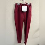 Beyond Yoga NWT  POWERBEYOND Midi Legging 2.0 Burgundy Size S Athletic Running Photo 1