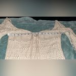 Lucy Paris  Beige Crochet Midi Dress Photo 5