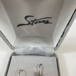 Wild Pearle Stours‎ Abalone Shell Wing Earrings Hypoallergenic Posts Iridescent Silver Photo 3