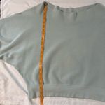Free People  Hide and Seek Sweater Dolman Sleeve Light Blue Size S Boho Lounge Photo 5