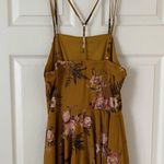 Xhilaration Mustard Floral Top Photo 4