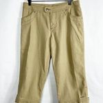 KAVU  Brown Hemp Capri Pants in Size 6 Photo 0
