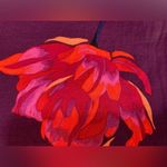 A New Day purple floral puffy sleeve vneck blouse Photo 4