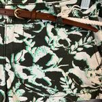 Shorts Chino Green Chino Rope Belt Womens 7 Cotton Low Rise Tropical Size undefined Photo 2