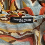 cha cha vente  Size Medium Hi Low Style Mesh Top. New Without Tag Photo 3