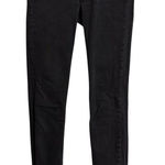 ALLSAINTS  Jeans Womens 24 Black Railwashed Track Skinny Ankle Zip Photo 0