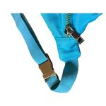 Pink Lily NWOT  Nylon Aqua with Gold Belt Bag w/ Adjustable Strap‎ Photo 3