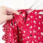 Janan Studio by Robert Janan Vintage Red Pleated Dress Size M Photo 6