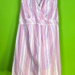 Motherhood Vintage Pink Sleeveless V-Neck Sundress Photo 4