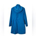 Orb Brand nylon snap zip utility jacket faux fur lining Blue Photo 1