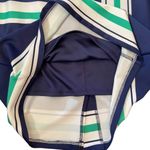 Kut From The Kloth Malisa Scuba Navy Blue Green Sleeveless Shift Dress Photo 6