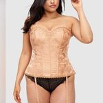 Frederick's of Hollywood NWT Toast Hollywood Dream Sweetheart Corset Sz 36 Photo 0