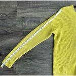 Loft New  Lemongrass Tie V-Back Sweater Small Women’s Yellow / Green Reversible Photo 14