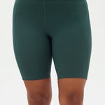 Girlfriend Collective  COMPRESSIVE HIGH-RISE
BIKE SHORTS, GREEN  SIZE: M Photo 0