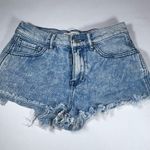Bullhead Light Blue Distressed Jean Shorts Size 26 Photo 0