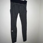 Lululemon Speed Tight II Parallel Stripe black and white size 8 Photo 1