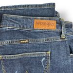 Wrangler Straight Leg Distressed Jeans Size 14 Photo 4