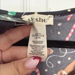 Sho Sho Christmas Sloth Candy Cane Onesie Pajamas Headband Black Red Size M Size M Photo 3