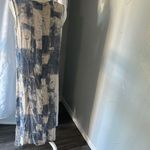 Simply Couture  Blue and Cream Maxi Dress Photo 3