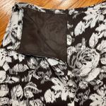 Rena Rowan | Vintage Silk Cream and Brown Full Length Skirt | Size 6 Photo 3