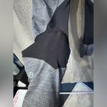 Lululemon * pace rival crop legging size 4 heather grey mid rise workout gym pant Photo 2