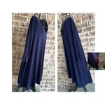 Zenana Premium  Tunic Dress 3XL Navy Blue V Neck Pull On Pockets Flowy Comfort Photo 5