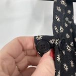 Reformation  Ditzy Micro Floral Black‎ Wide Leg Sleeveless Jumpsuit Size XS Photo 13