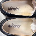 Alegria  Keli Professional Clogs Women's Size 38 Black Embossed Leather Slip On‎ Photo 6