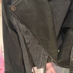 Six Fifty Denim & Leather Jacket Black Size M Photo 2