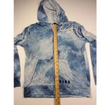 PINK Victoria's Secret Tie Dye Zip Up Hoodie Blue White Casual Loungewear Size M Size M Photo 5