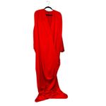 Andrea Iyamah  Tibara Crafting Long Red Dress Size O/S  Lightweight Flowing Dress Photo 1