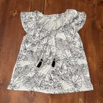 Soma Black and White Floral Short Sleeved Top Size L Photo 0