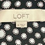 Loft  Floral High Tie Neck Sleeveless Halter Blouse Medium Photo 7