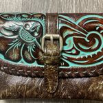 Patricia Nash  Torri Tooled Turquoise Crossbody Bag Photo 2
